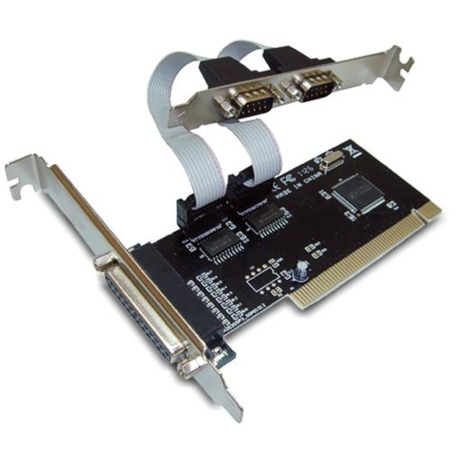Placa PCI Multiserial Encore ENLPC-2S1P - 2 Portas Seriais e 1 Paralela 
